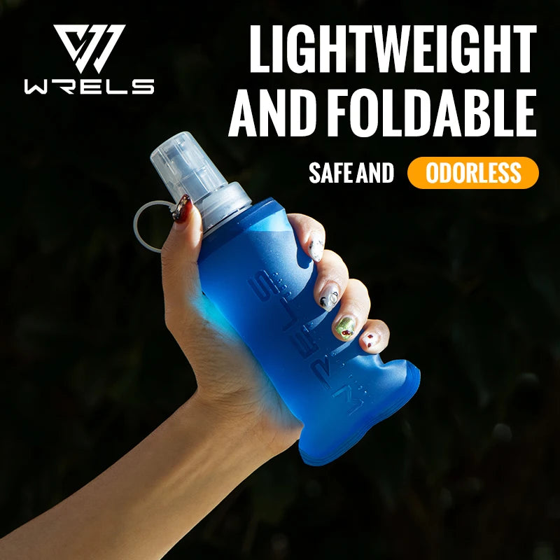 250Ml 500Ml Soft Flask Folding Collapsible Water Bottle TPU BPA Free Outdoor Sport Portable Water Bag Running Camping