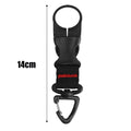 Outdoor Waterbottle Buckle Hook Nylon Webbing Buckle Hook Climb Carabiner Belt Backpack Hanger Camp Water Bottle Holder Clip