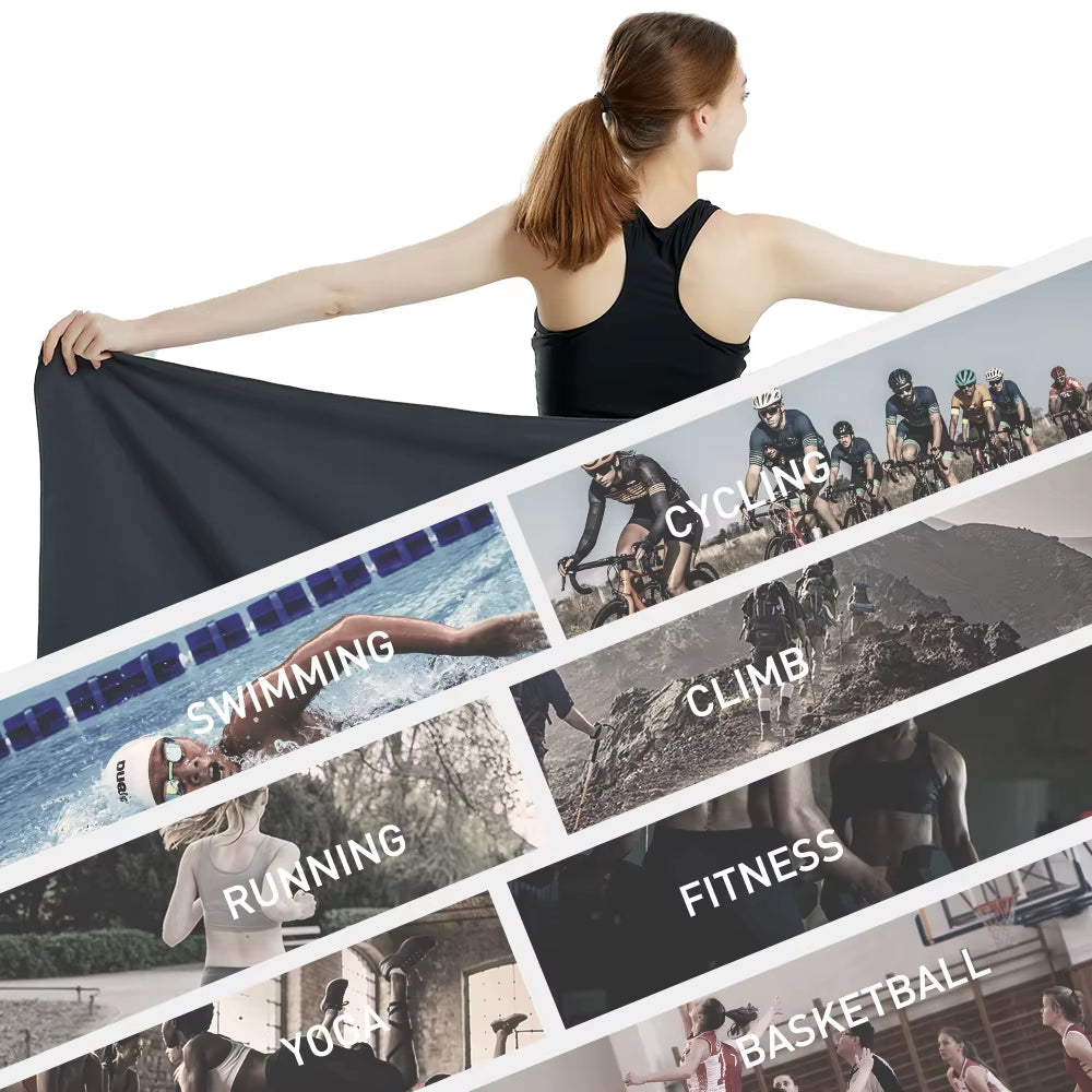 Microfiber Towel Quick Dry Towel Travel Towel Sports Towel Beach Towel Sandproof Soft Light Towel for Swim, Yoga, Gym