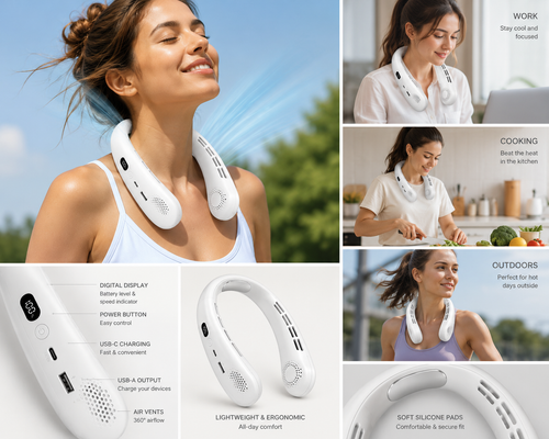 Portable Neck Fan