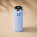 LED temperature display, travel mug, 400ml, insulated, stainless steel, coffee, thermos.
